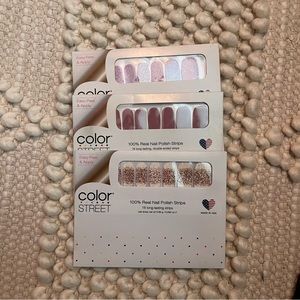 Color Street 3 packs unopened